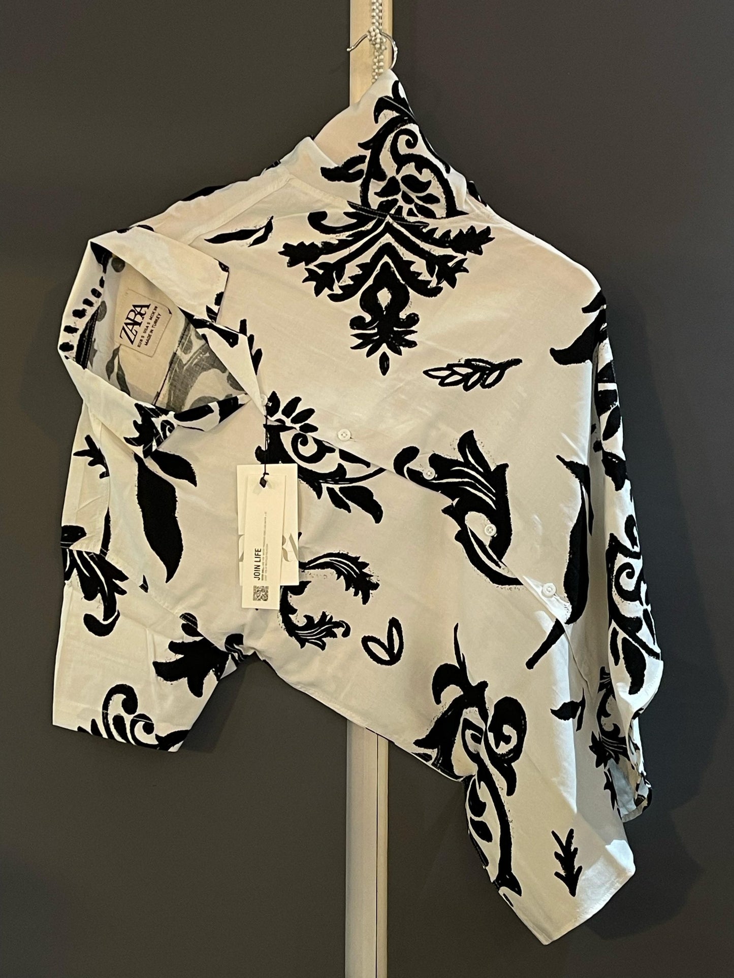 Hashback Printed Linen Shirt For Men
