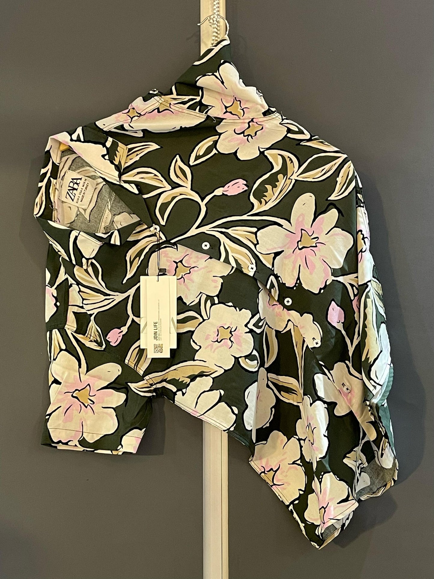 Hashback Printed Linen Shirt For Men