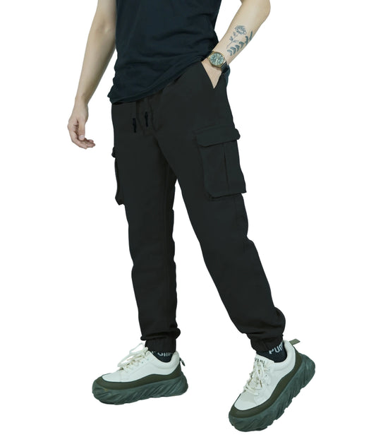 Men’s Jogger Trouser | jogger pant – Regular Fit, 6 Pockets Black