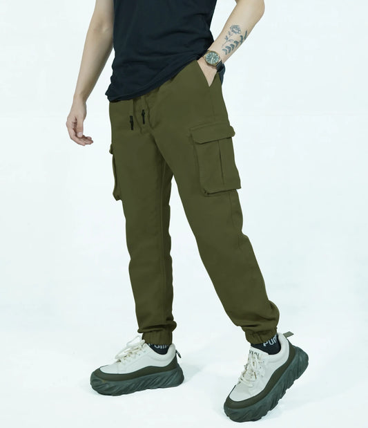 Men’s Jogger Trouser | jogger pant – Regular Fit, 6 Pockets Olive