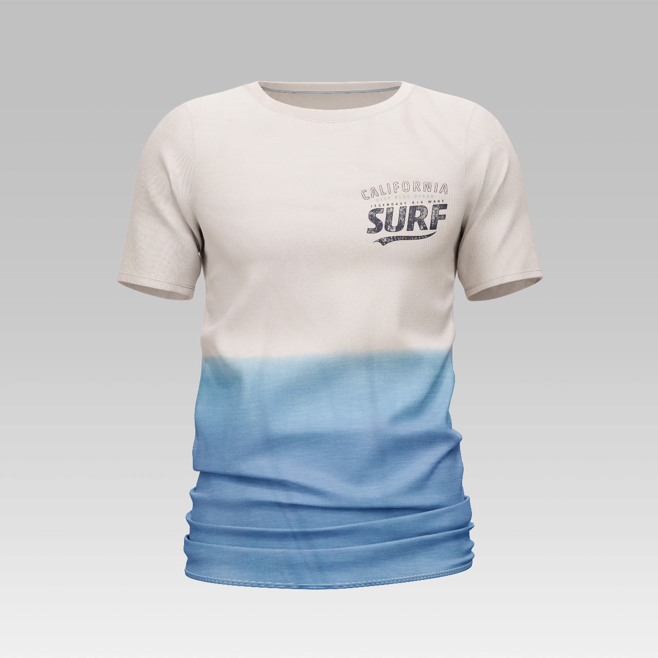 Hashback Men’s Oversized Tie & Die T-Shirt SURF