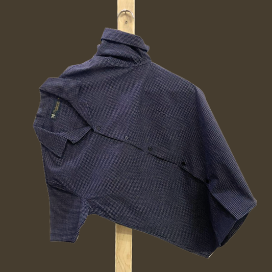 Hashback Light Weight Denim Cuban Collar Shirt For Men