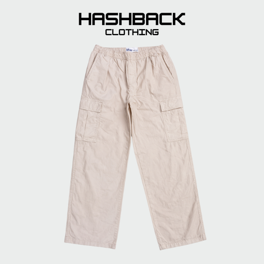 HashBack Unisex Cargo  Trouser- Off white