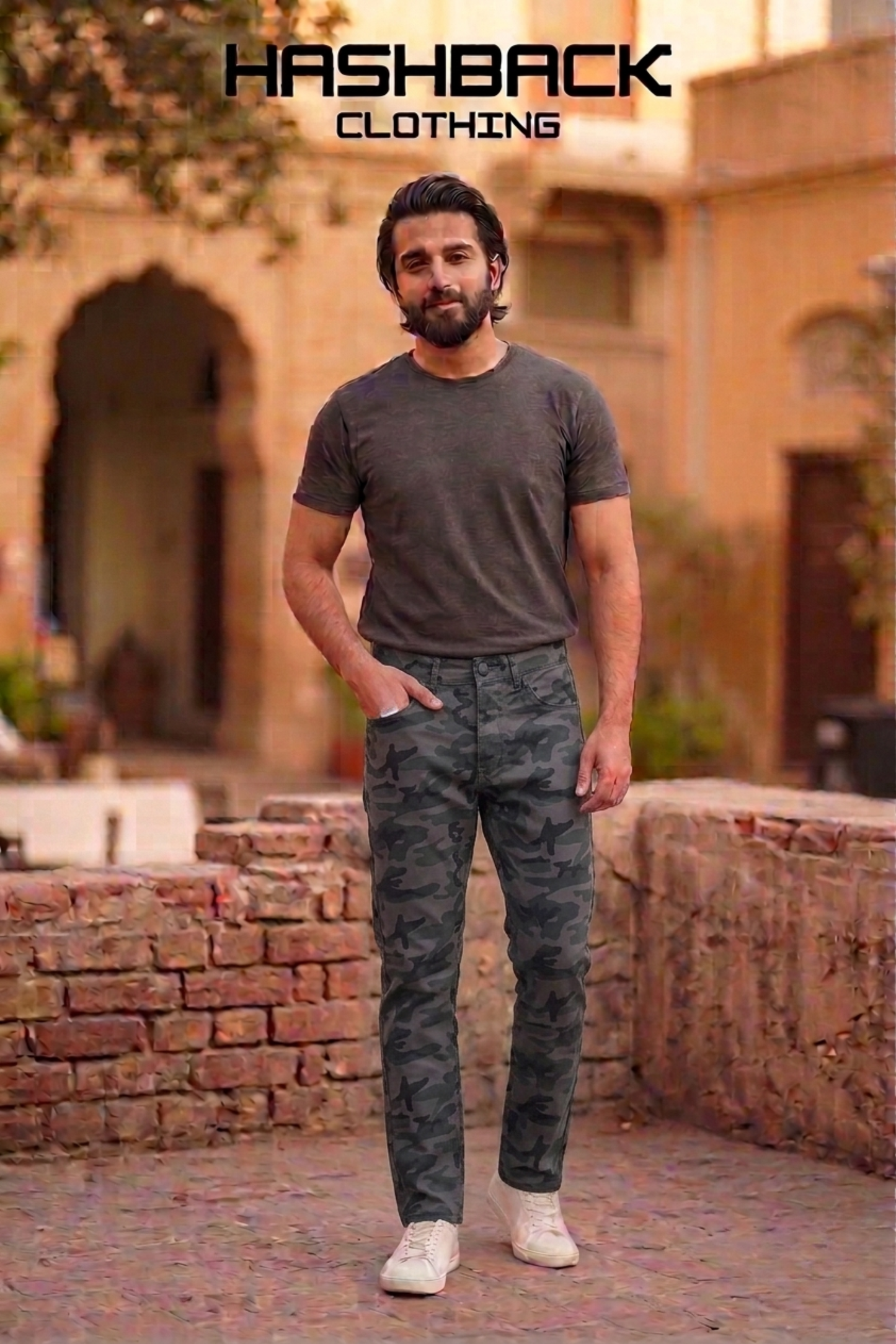 Hashback Camo Pant – 100% Cotton