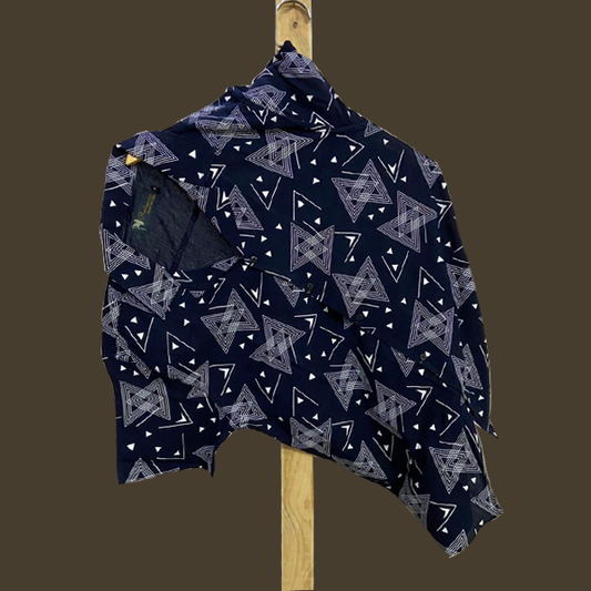 Hashback Printed Linen Shirt For Men