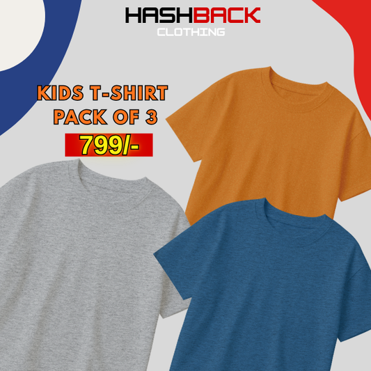 Pack of 3 Plain T-Shirts