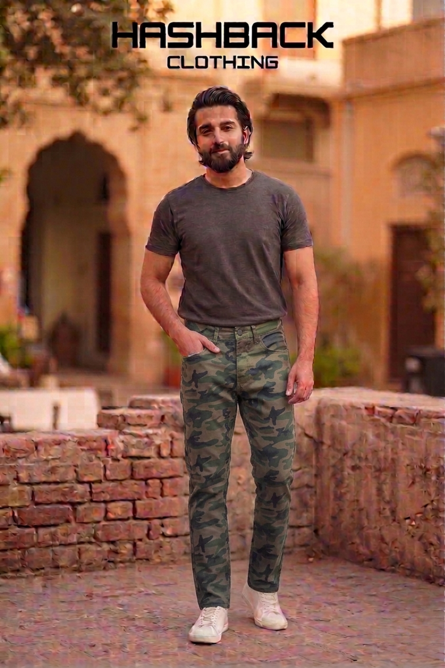 Hashback Camo Pant – 100% Cotton