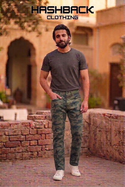 Hashback Camo Pant – 100% Cotton