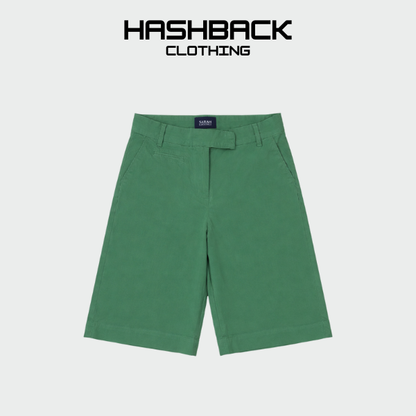 Women's Cotton Baggy Shorts - Knee Length
