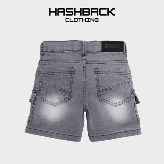Kids Denim Cargo Shorts