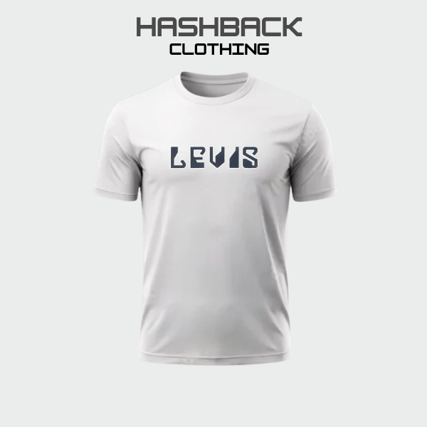 Hashback Round Neck Printed T-Shirt White