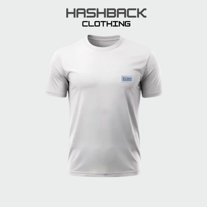 Hashback Round Neck Printed T-Shirt White