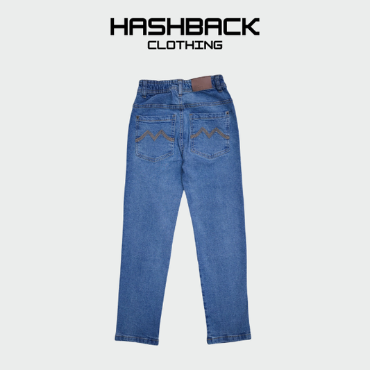 Kids Blue Denim Pant