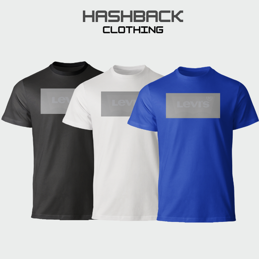 Pack of 3 Premium Export Branded T-Shirts – Mixed Colors | Soft Cotton | Regular Fit | For Men