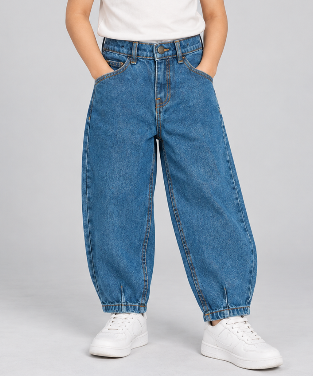 Boys Balloon Fit Denim Jeans