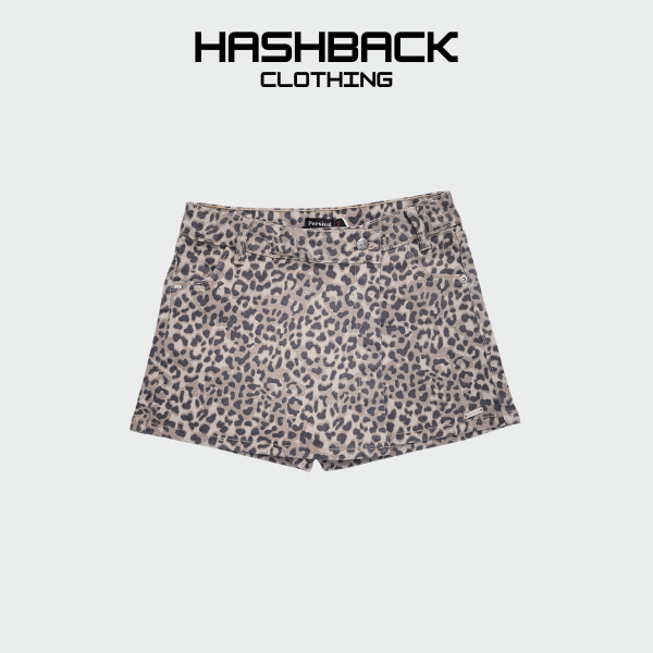 Girls Leopard Print Skirt Shorts