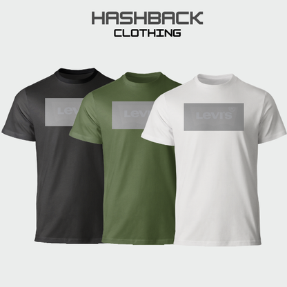 Crew Neck T Shirt For Men - Pack of 3 Mix
