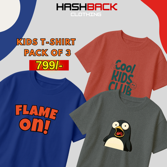 Pack of 3 Boys Printed T-Shirts