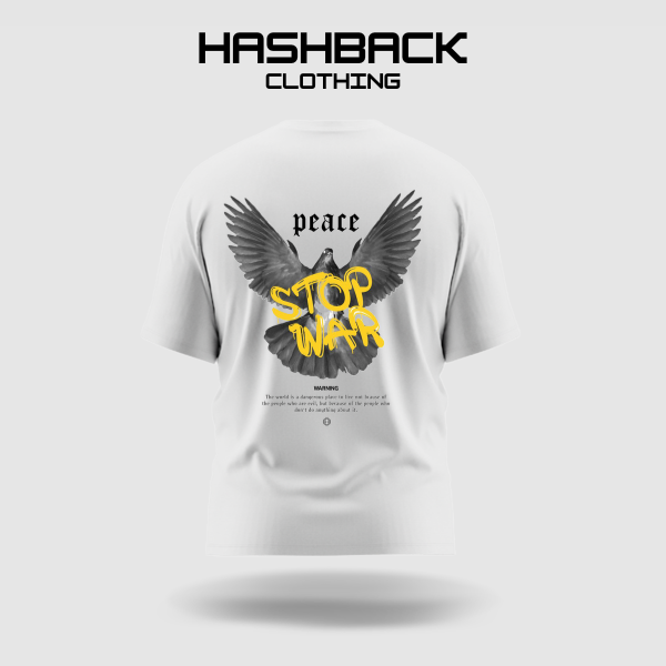 Hashback Round Export Cut Label Brand Printed T Shirt Men's C-3