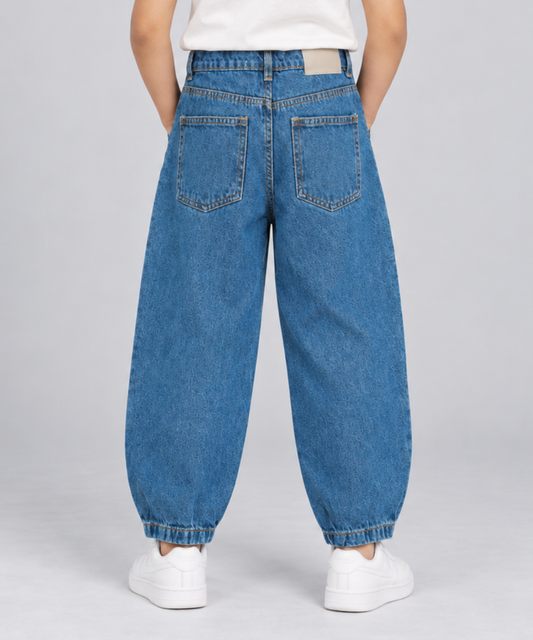Boys Balloon Fit Denim Jeans