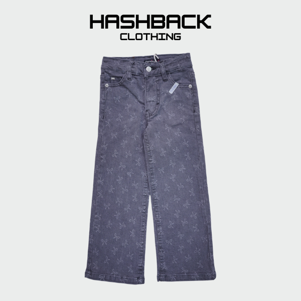Kids Printed Bow Pant