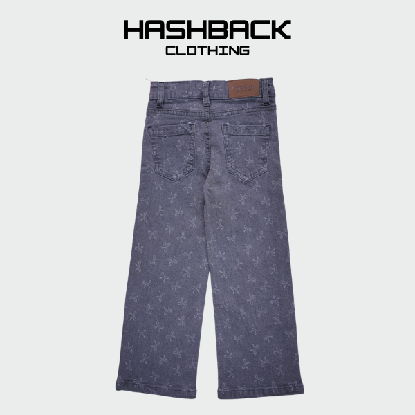 Kids Printed Bow Pant
