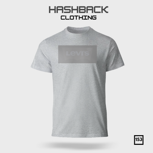 Hashback Round Export Cut Label Brand T Shirt Men's C-153