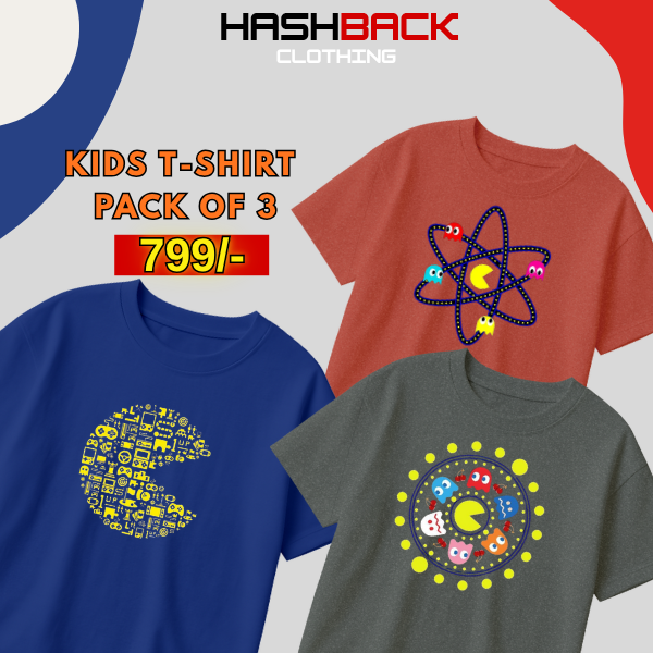 Pack of 3 Boys Printed T-Shirts