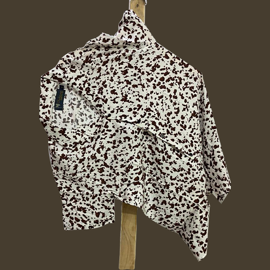 Hashback Printed Linen Shirt For Men