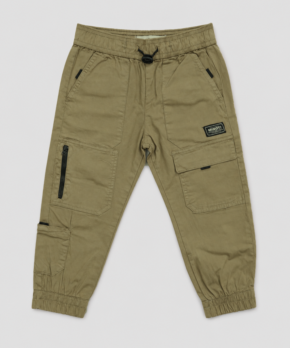 Boys Multi-Pocket Jogger Cargo Trouser