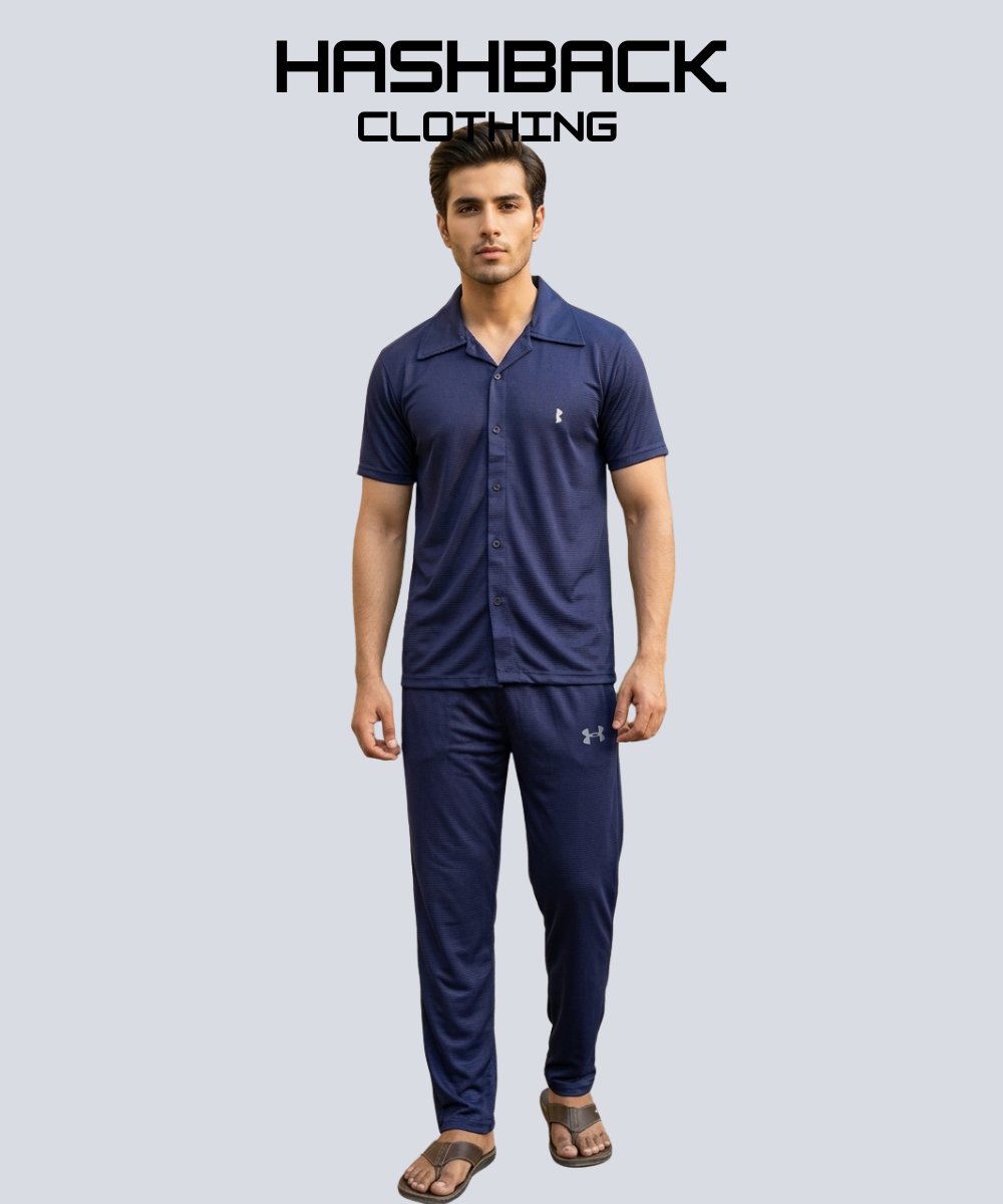 HashBack Dri-Fit Tracksuit – Cuban Collar Co-ord Set
