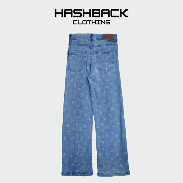 Kids Printed Bow Pant