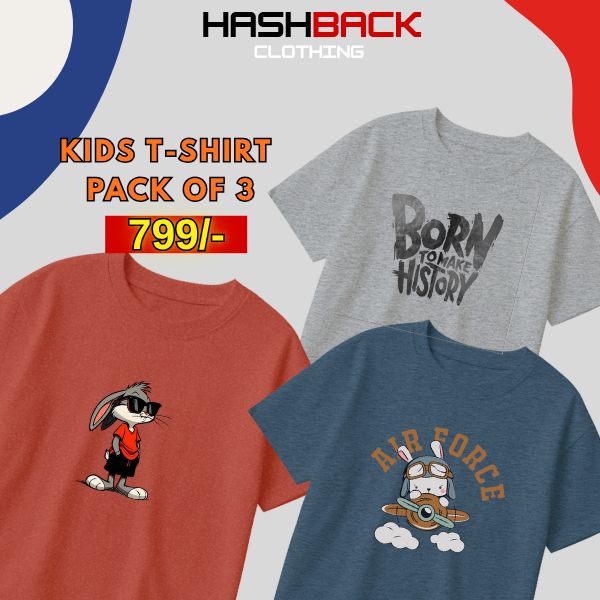 Pack of 3 Boys Printed T-Shirts