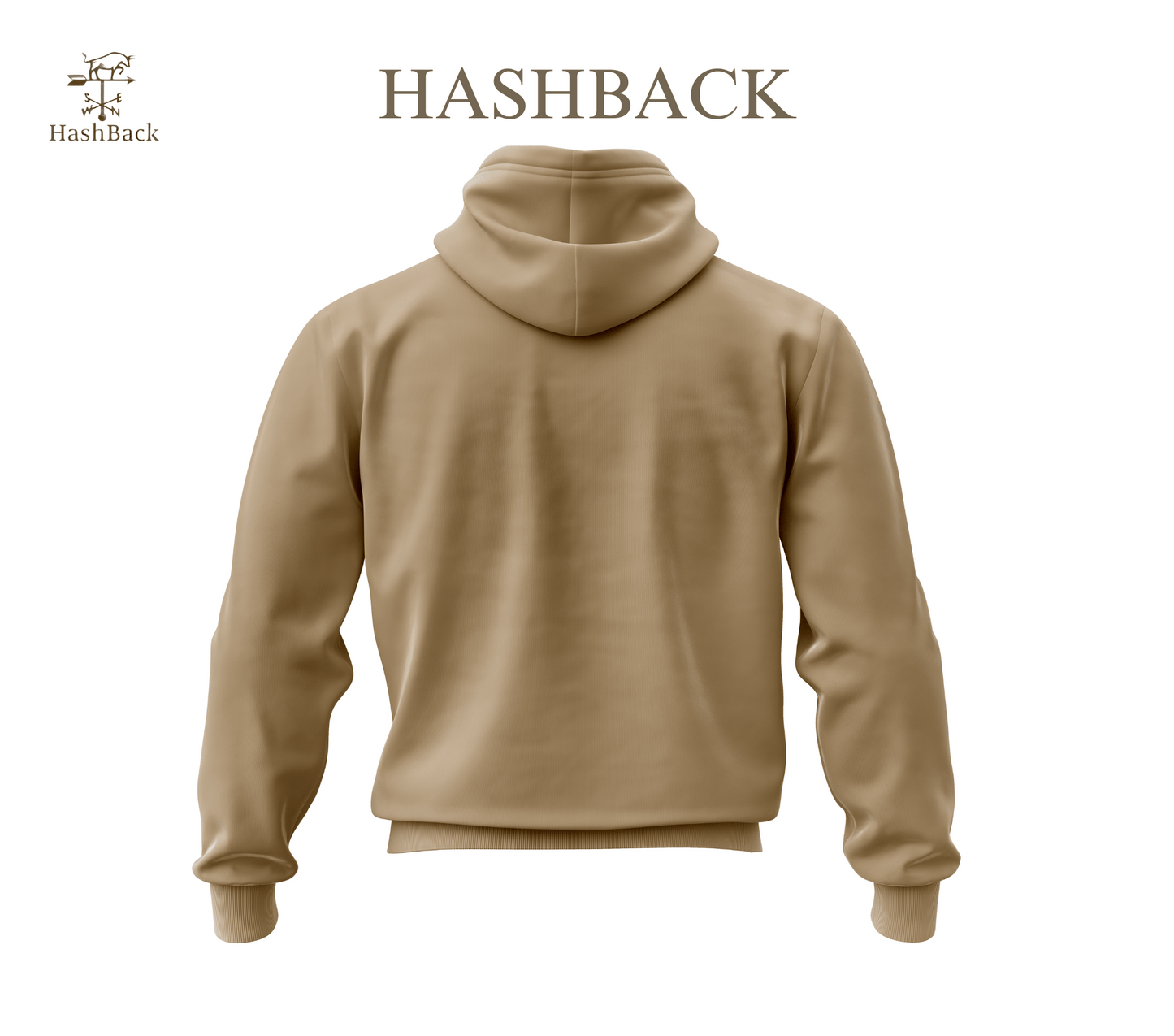 HashBack Plain Zipper Hoodie D18 Big & Tall