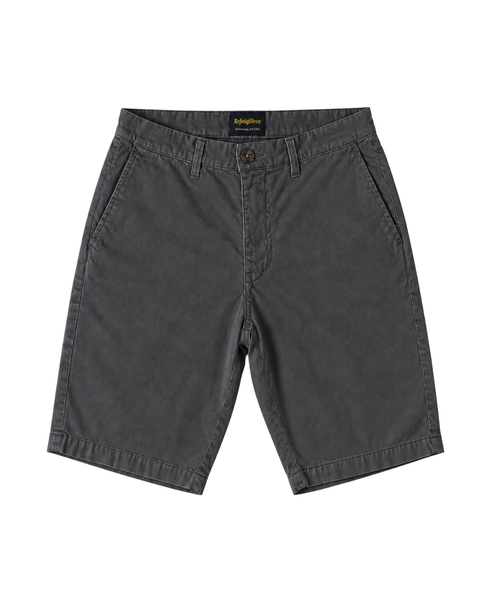 Men’s Cotton Chino Shorts – Regular Fit