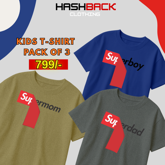 Pack of 3 Boys Printed T-Shirts