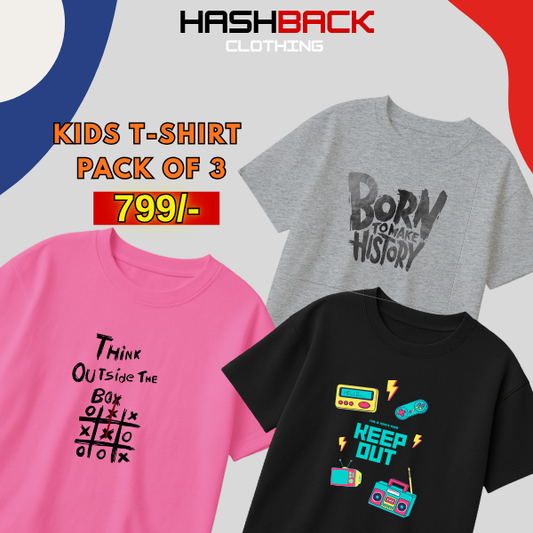 Pack of 3 Boys Printed T-Shirts