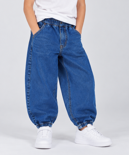Boys’ Balloon Shape Baggy Denim Pants