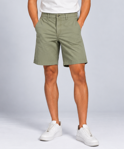 Men’s Cotton Chino Shorts – Regular Fit