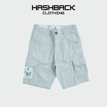Boys Cotton Cargo Shorts | Knee Length |