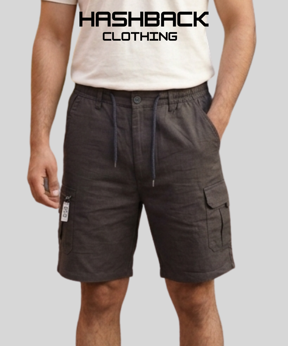 HashBack Men's Cargo Summer Shorts