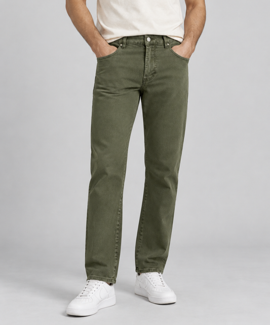 Straight Fit Denim Jeans – Men's Casual & Streetwear-16001
