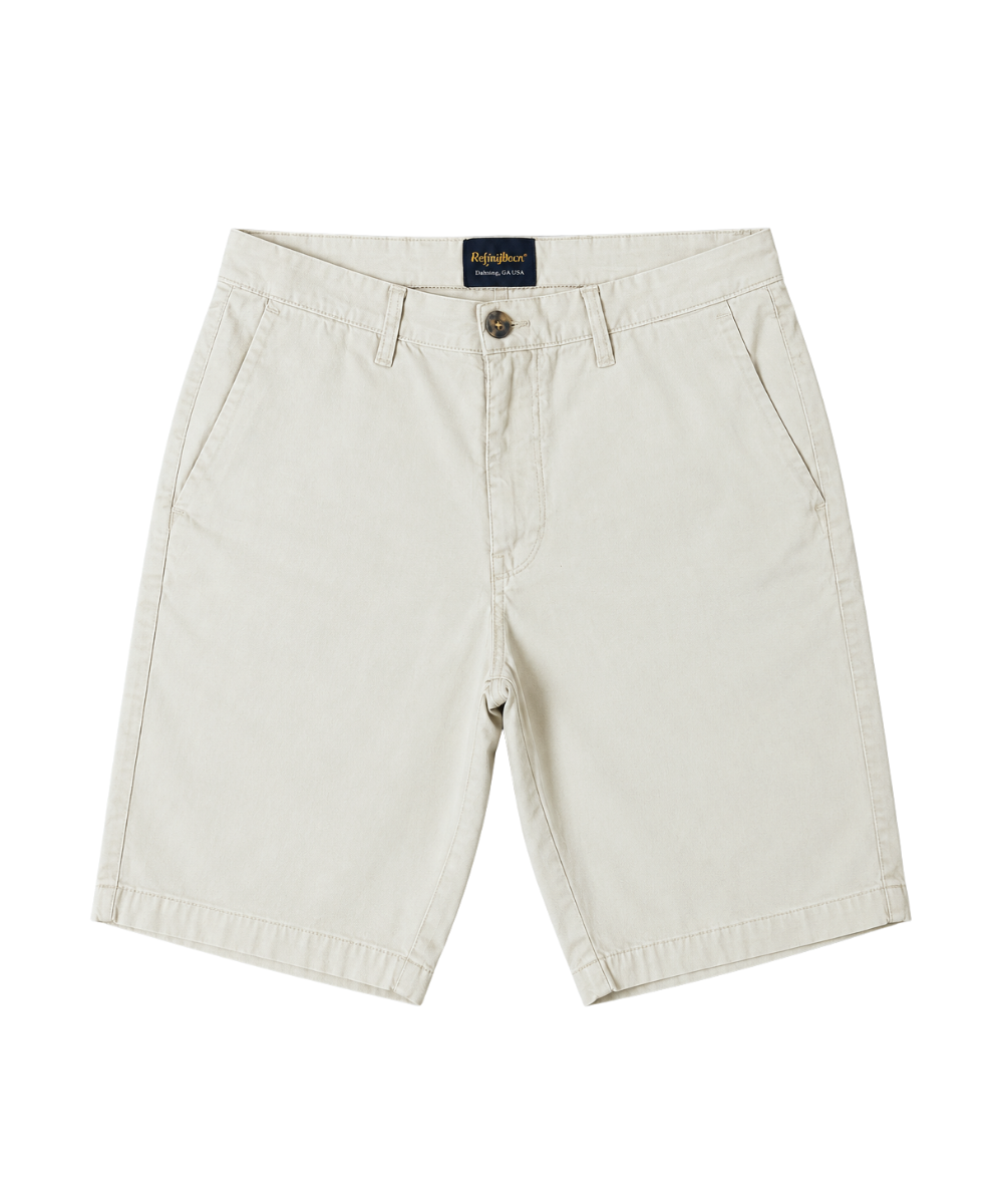 Men’s Cotton Chino Shorts – Regular Fit