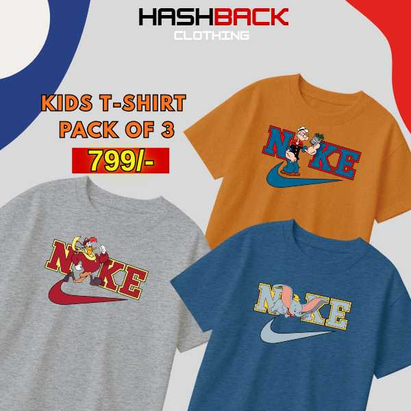 Pack of 3 Boys Printed T-Shirts