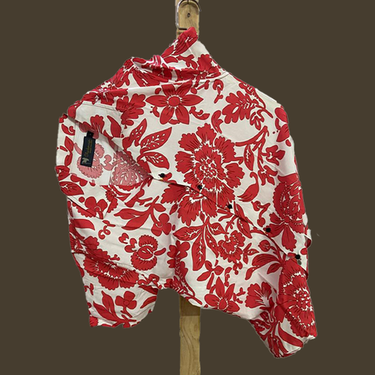 Hashback Printed Linen Shirt For Men