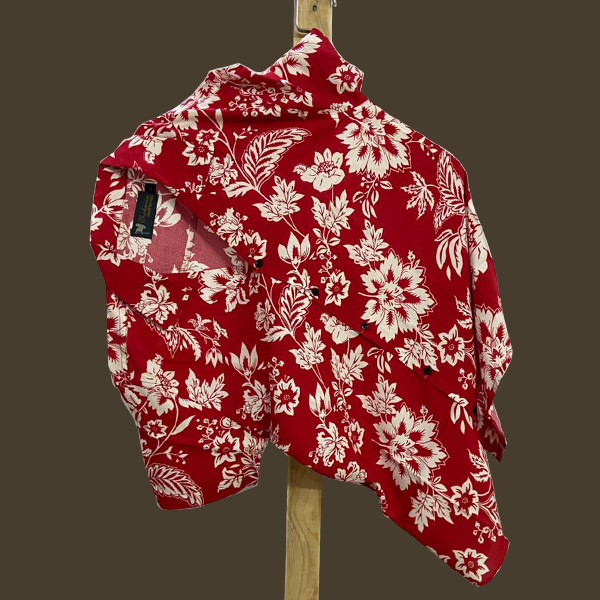Hashback Printed Linen Shirt For Men