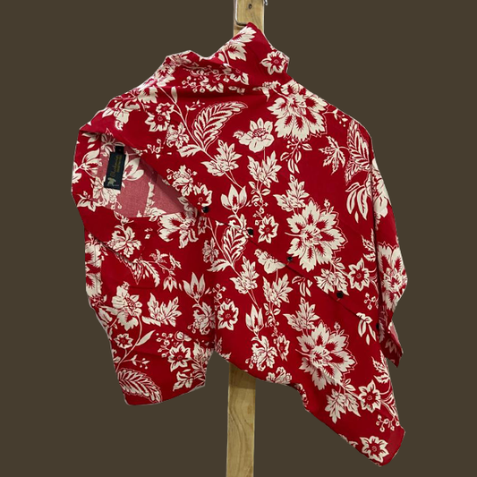 Hashback Printed Linen Shirt For Men