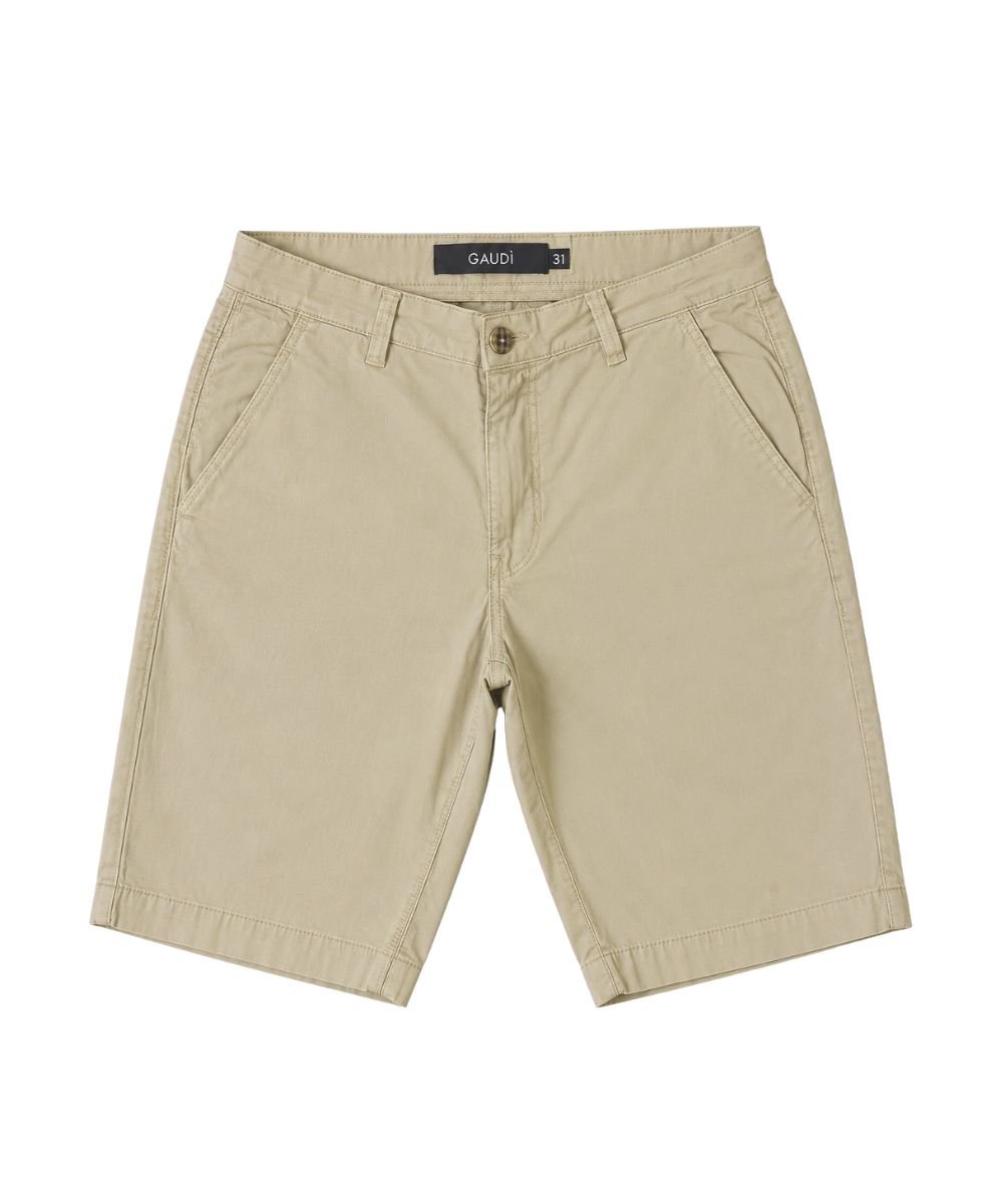 Men’s Cotton Chino Shorts – Regular Fit