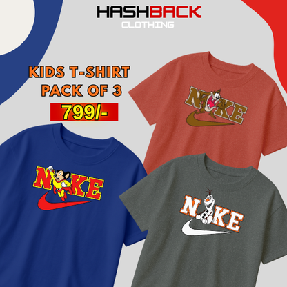 Pack of 3 Boys Printed T-Shirts