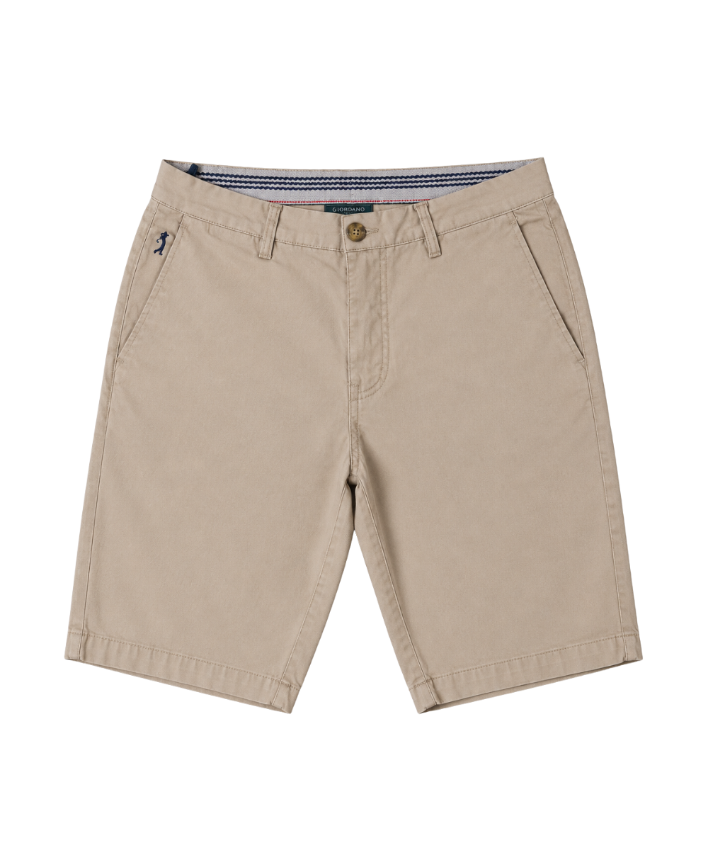 Men’s Cotton Chino Shorts – Regular Fit